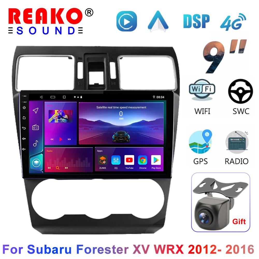 Android 12 Radio For Subaru Forester WRX and STI XV Crosstrek Impreza 2015 2016 - 2018 Stereo Car GPS Player 2din Carplay