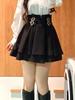 2026 Autumn Japanese-Style Ruffle Shirt & Cake Mini Skirt Set