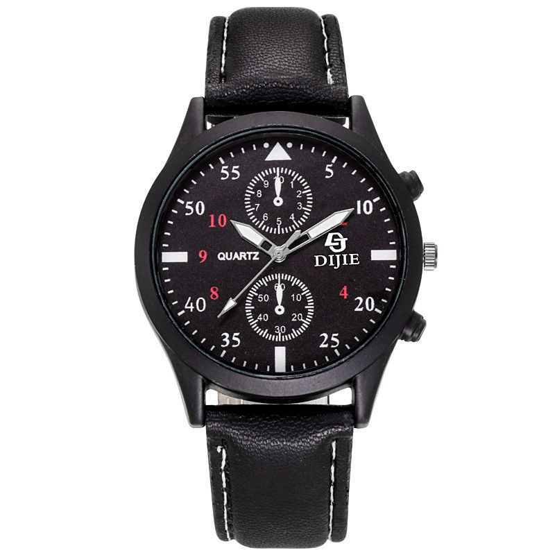 Light Luxury Simple Business Belt Quartz Watch High-End Design Casual Fashion Couple Student Party High-Value Watch