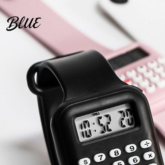 Präzise Zeit Elektronische Uhr Rechner Digitaler Bildschirm Display Schüler Armbanduhr