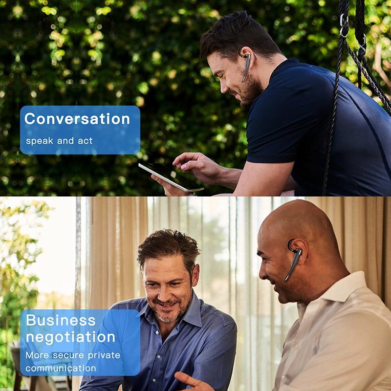 Bezdrátová sluchátka Bluetooth Sluchátka do uší s dlouhým pohotovostním režimem Business Headset s potlačením hluku Sluchátka pro řidiče