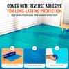 Floor Protection Film 24" X 200' Self Adhesive Car Mat Protector PE Blue