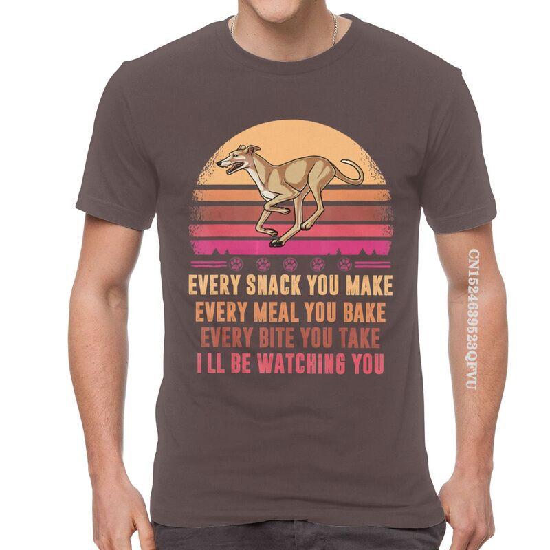 

Greyhound T Shirts Men Novelty T Shirts Whippet Sighthound Dog Lover Tshirts Cotton Oversized Tee Tops Kawaii Clothes S