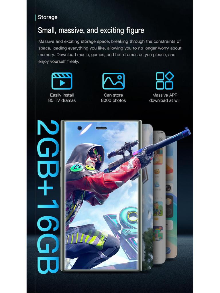 S23PRO Mini Smartphone: 3.0" Screen, 3G Network, Android with Google Play Store.