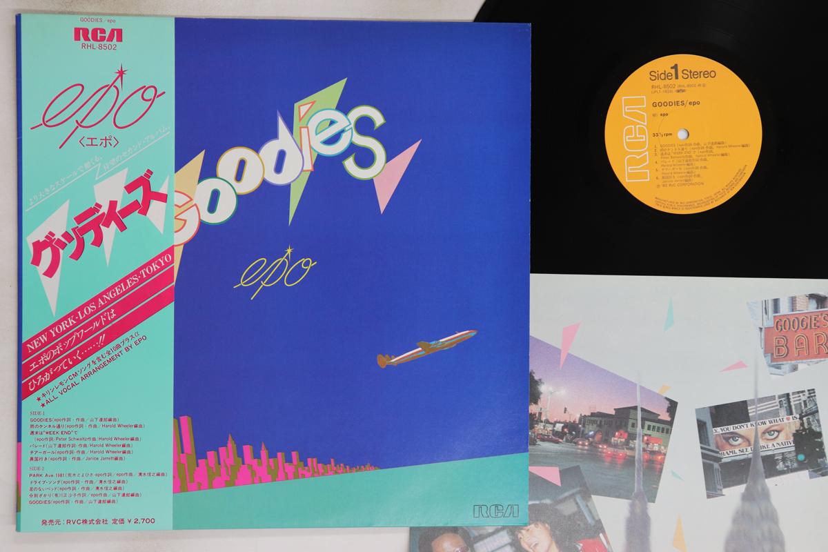

LP Record EPO - Goodies RHL8502 RCA 1980 Japan Obi Japanese Pop/Rock Used