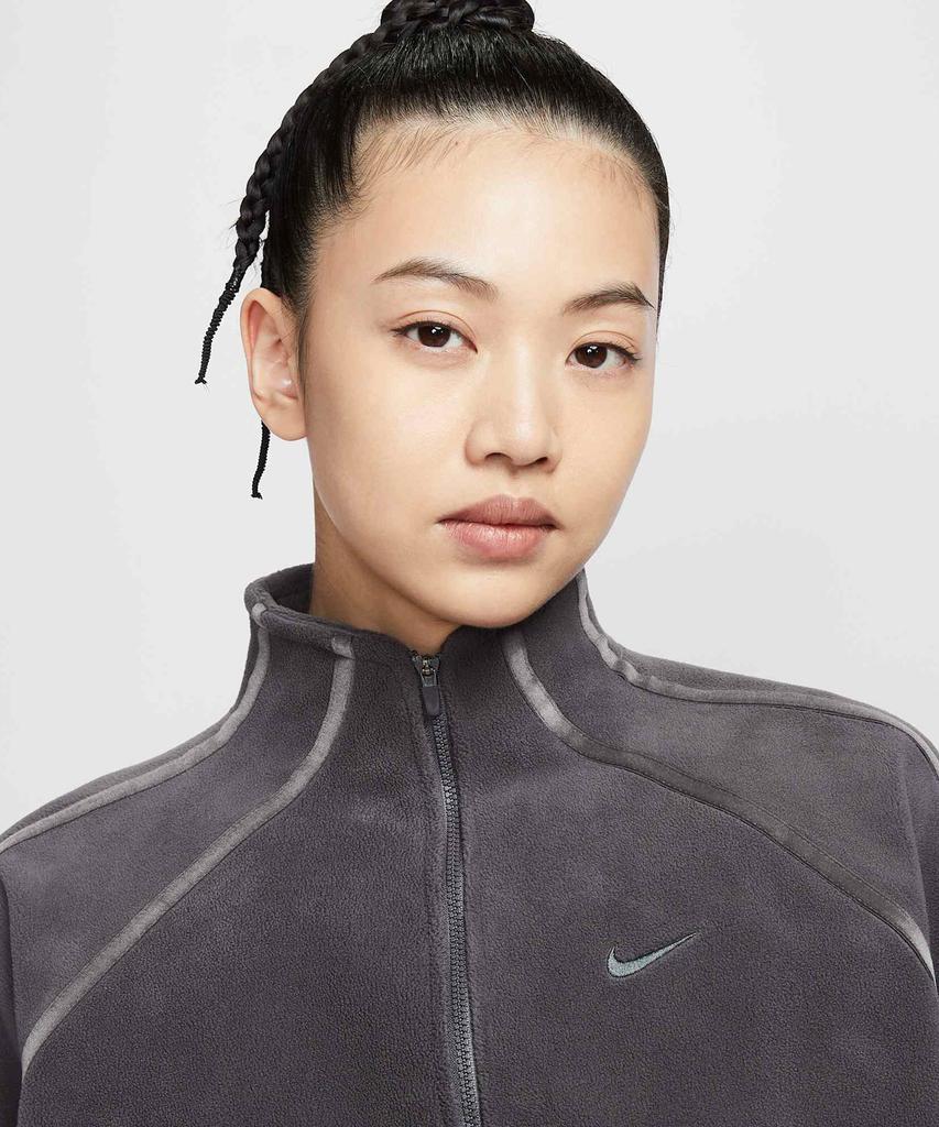 Nike One Therma Fit Half-Zip Top W - Thunder Grey:Dark Shadow / Hv3716-036