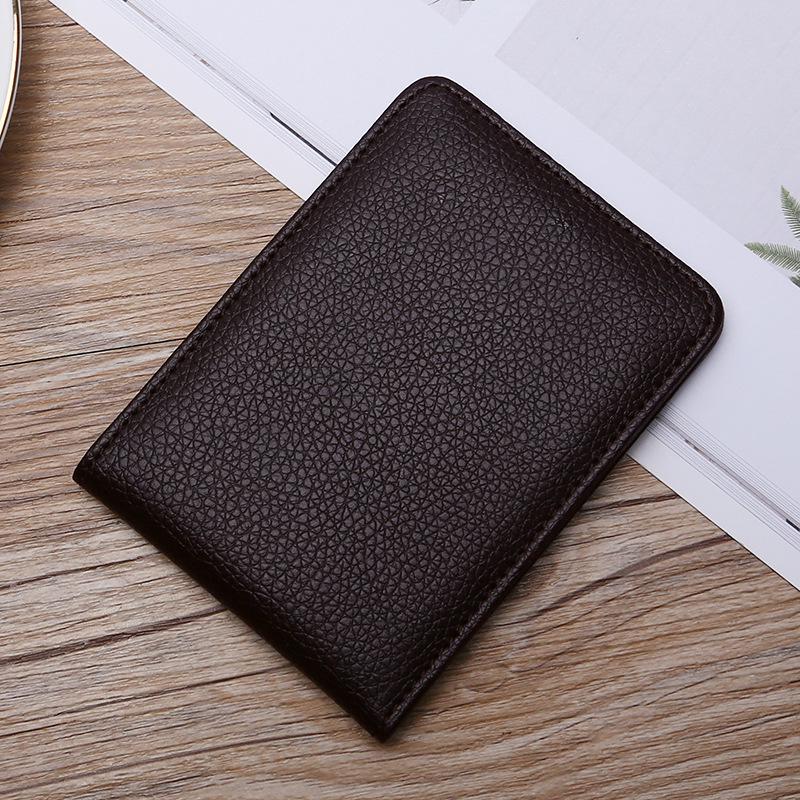 Simple Wordless Driver's License Leather Case Super Pu Driving License Case Mobile Driver's License Pvc Card Case Document Business Gift
