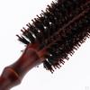 Dryer & Curling Roll Styling Hairbrush with Wood Handle Used While Blow Drying, /Snag/Frizz ,