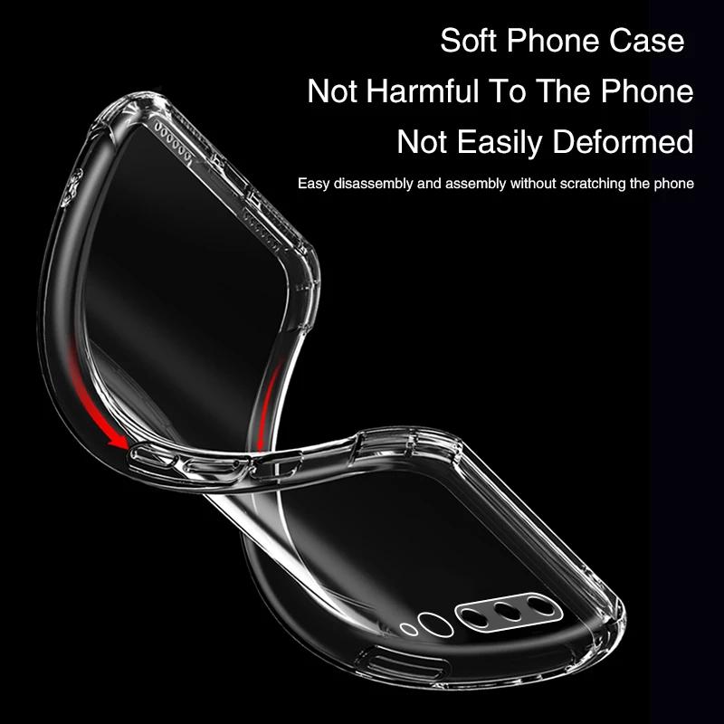 Original Airbag Handyhülle für Xiaomi Mi 10 10T Pro Ultra Lite Zoom Youth 10S 10i Mi10 5G Weiche Kristallklare Silikon-Rückseite