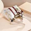 New Chinese Style Crane Embroidery Daily Handbag For Mothers, Elegant All-Match Top Handle Crossbody Festival Present