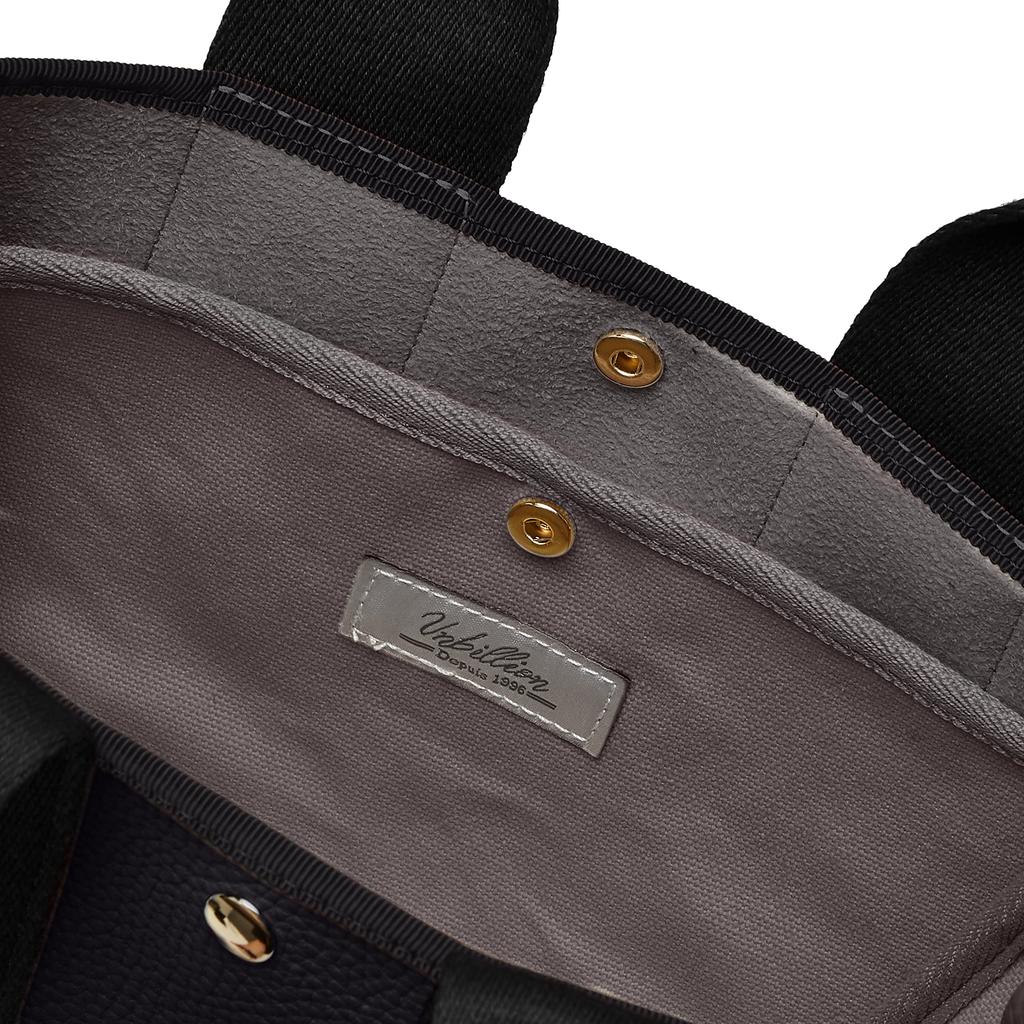 Kashkash 2-Way Tape Tote Bag with Shoulder Strap, Size S (01-00-72971), Women's, Black