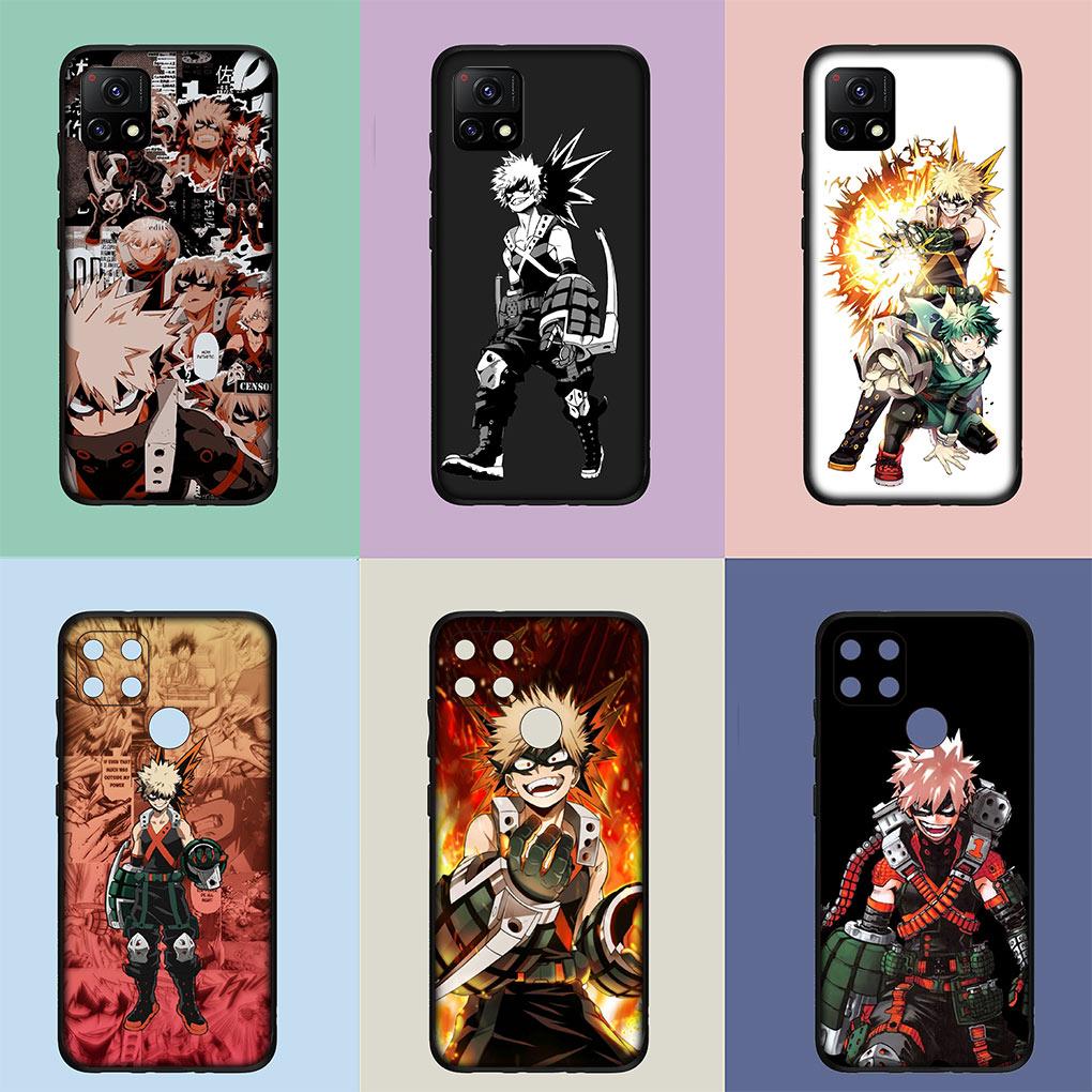 My Hero Academia Katsuki Bakugo BNHA Phone Cover for Xiaomi Redmi Note 11 10 9 8 Pro 9S 10S 11S 9A 9C NFC 9T 10A 10C 8A Case