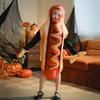 Halloween children funny food hot dog cosplay costume creative party fun stage cartoon show costume