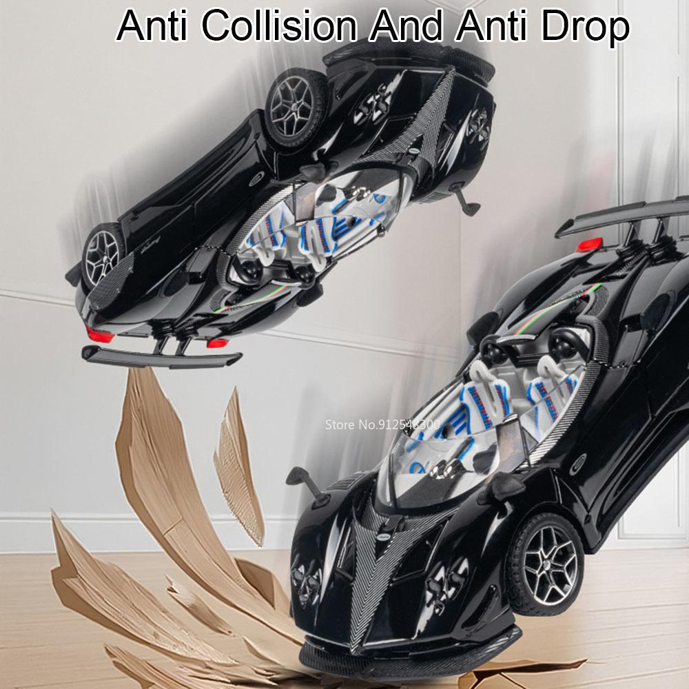 1:32 Pagani Zonda Huayra BC Toy Sports Car Model Alloy Diecast Light Music Doors Opened Vehicles Models Collection Gift for Boys