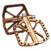 WALGUN Mtb Bicycle Pedals CNC Titanium Alloy Axis Road MTB Bike Pedals DU Bearings Non-slip 110*105mm Single 181g Cycling Parts