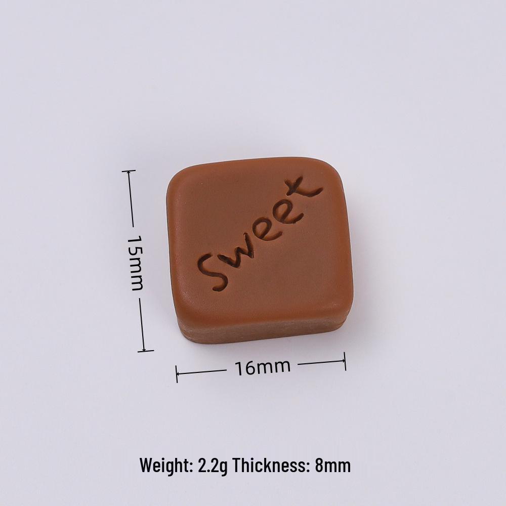 Handmade Musical Note Chocolate Candy Toy DIY Ornaments with Resin, Cream, and Glue Accessories