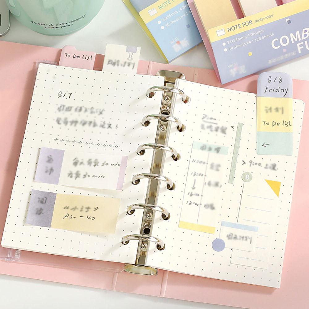120 Sheets Combination Sticky Notes, Roaming Plan, Star Schedule, Check-in Plan, List, Comments, Memos, Notes, Index Stickers