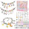 DIY Charms Bracelet Necklace Making Kit Creative For Kids