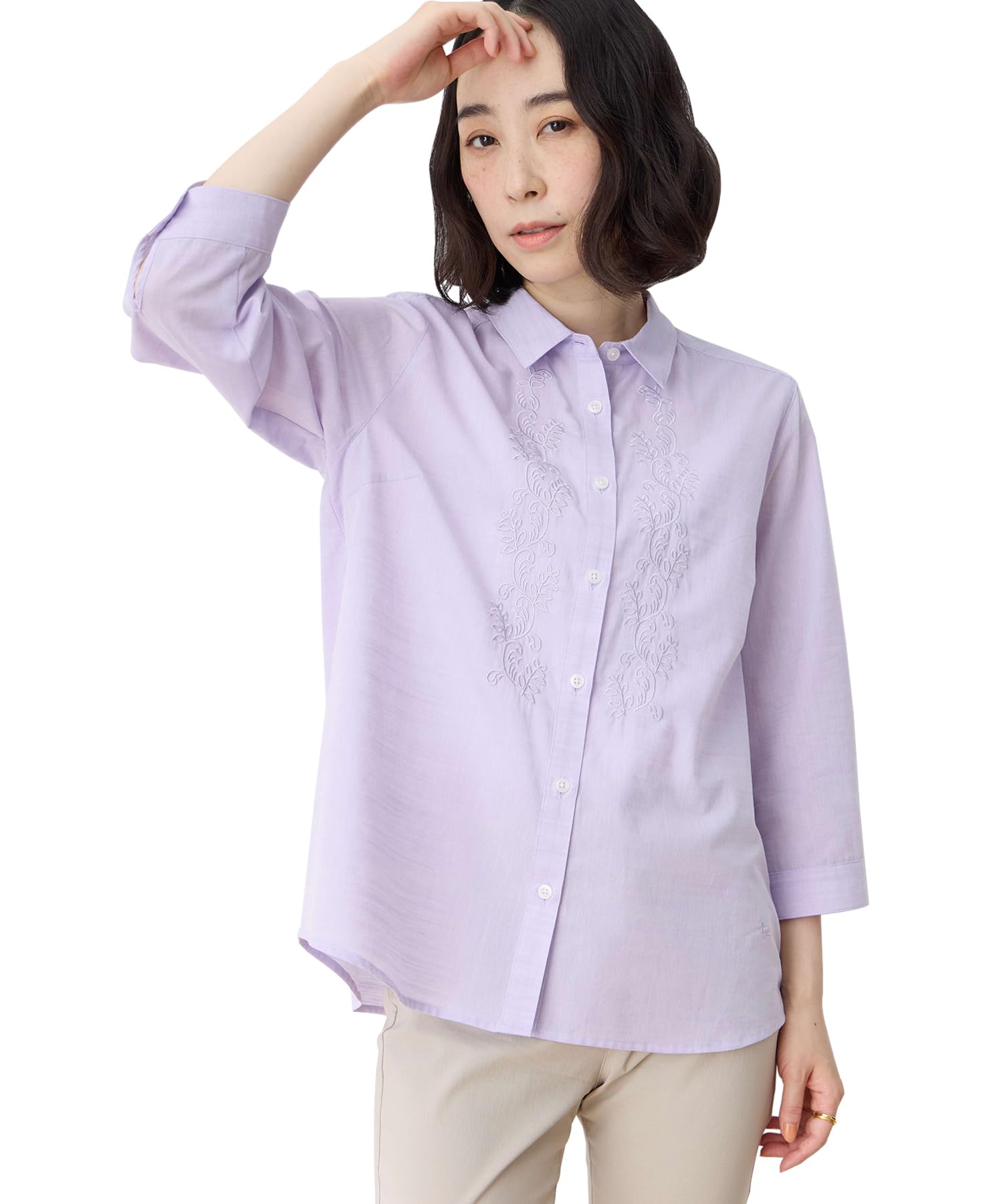 

DECOY Cooling Front Embroidered Purple Women s Blouse, 493048, фиолетовый