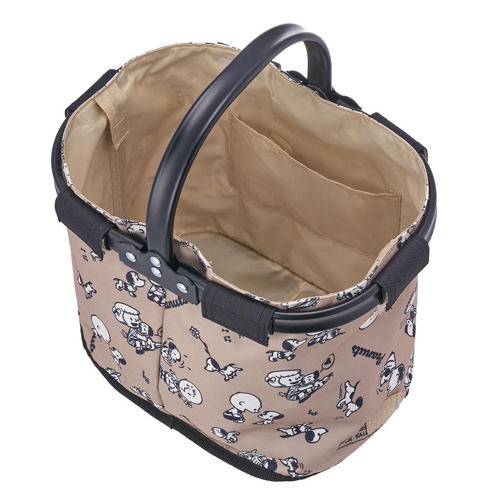 LOGOS SNOOPY (PEANUTS 75 years) Mini Semi-Luna Basket 86001141