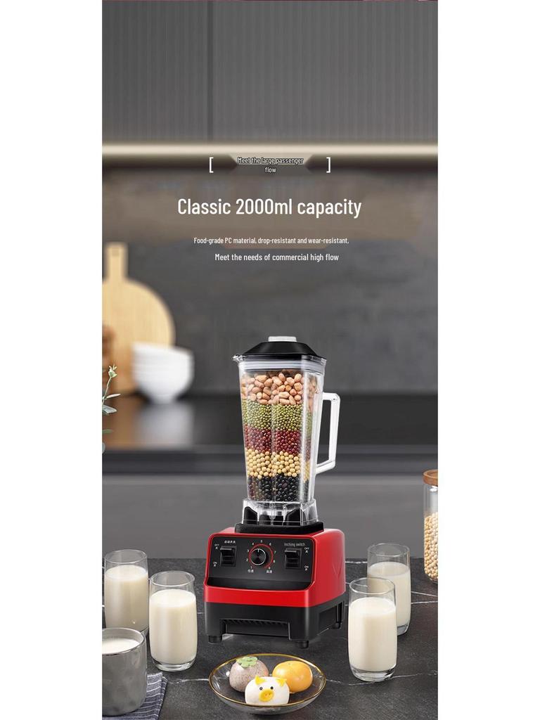 High-Power 2L Multi-Functional Blender for Home Use