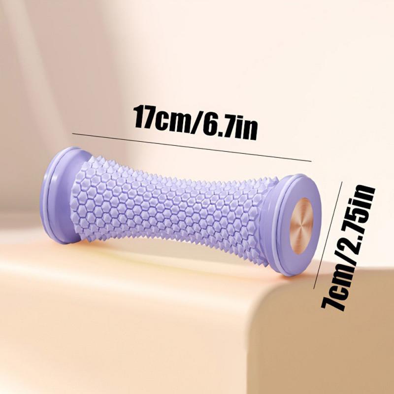 Portable Plantar Massage Roller for Foot Relief, Yoga Arch Support Muscle Relaxation Tool with Dual Texture Recovery Roller