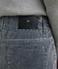 Mongdol Velvet Denim Mini Skirt Gray Blue Mdsk027Grayblue