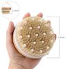 RUNMAY Dry Brushing Body Brush Exfoliating Body Scrubber Wooden Shower Brush Body Exfoliator Dry Brush Bath Brush for Cellulite and Lymphatic, Imp