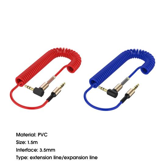 Audio Line High Fidelity Audio Transfer Retractable 3.5mm Jack Male To Male Speaker Audio Extension Cable for Home Theater