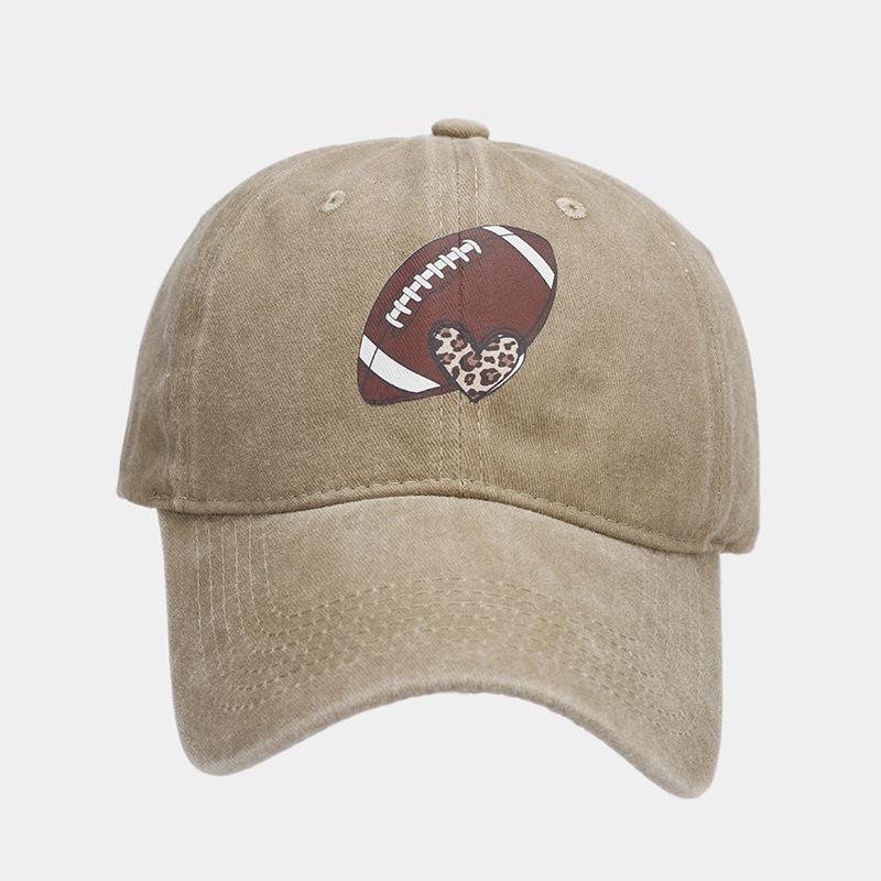 Spring New Personalized Printed Baseball Cap Men's Washed Old Fashion Versatile Cap Trendy Women's Outdoor Sun Hat