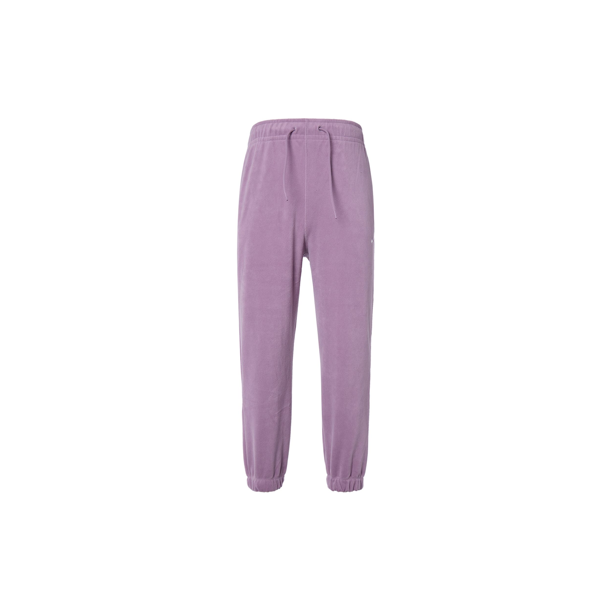 

Nike Женские спортивные брюки Therma-Fit One Solid Color Drawstring Loose Knit Casual Knit Pants Dust-Purple FB5579-536 L