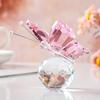 1PC Artificial Crystal Butterfly Decoration - Home Decor Accent, Valentine's Day & Christmas Holiday Gift