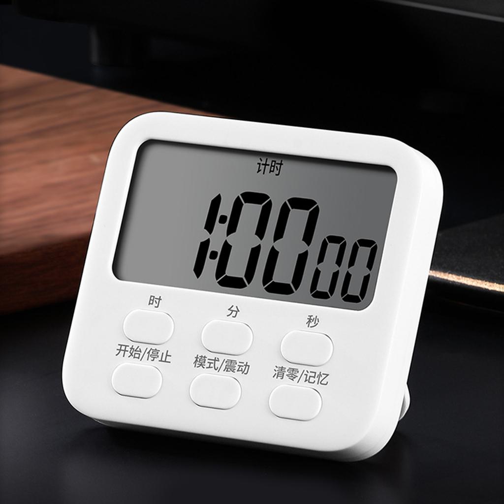 Multi-Function Electronic Timer Magnetic Digital Timers Big LCD-Display for Break-Time Cooking Gym Meeting Classroom