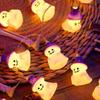 Creative Purple Cap Ghost Light String Cartoon LED Ghost Light String  Home Decor