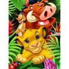 Disney Pittura con Diamanti Re Leone Pittura Artistica Strass Mosaico 5D Fatto a Mano Fai da Te Punto Croce Regalo Decorazione per la Casa