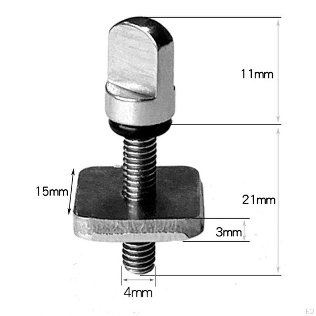 Surfboards Fin Screw Set Tool and Plate Replacement Kit, Surfboard Tail Flat Straight Brace