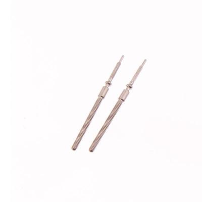2Pcs 3135 Winding Stem Movement Repair Tool 3135 Movement Winding Stem Steel Handle Rod Steel Stem Crown Metal Watch Stems