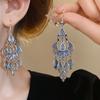 Bohemian retro tassel earrings with fashionable ethnic style and temperament, ear hooks with a niche and high-end feel, versatile earrings