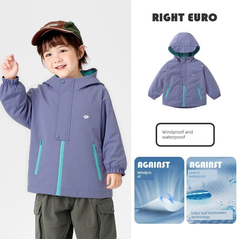 Right European Style Boys' Jacket Spring and Autumn 2026 New Model Top for Toddlers Children's Clothing Boys' Windproof Clothing