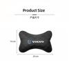 1Pcs Volvo Logo Headrest Car Seat Neck Pillow Accessories For Volvo ES90 EC40 EX40 EM90 XC90 V90 V60 XC60 V40 S80 S60 S90 C40 XC