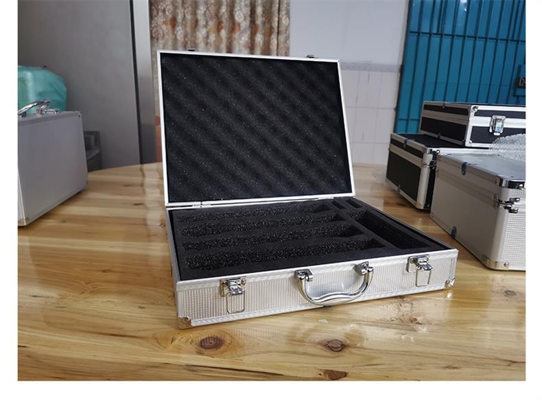 KTV Stage Portable Aluminum Carrying Case for Wireless Handheld Microphones - Shockproof & Drop-proof Protection