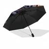 1pc Sturdy 8-Bone Auto Umbrella, Stylish Tiger Umbrella, Digital Printed, Foldable Umbrella for On-the-Go Outdoor Use