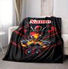 Custom Name Deadpool Armor Flannel Blanket Throw Blanket Soft Warm Sofa Bed Decor Unique Gift