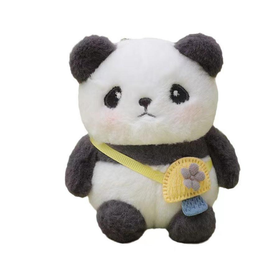 

Cute Banboo Panda Plush Toy Keychain Kawaii Panda Pendant Bag Accessories Car Key Chain Pendant Boyfriend Gift Bag Decor