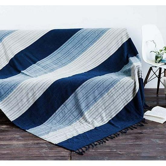 Coperta Plaid in Tessuto Cinigliato Stile Sud-Est Asiatico per Divano