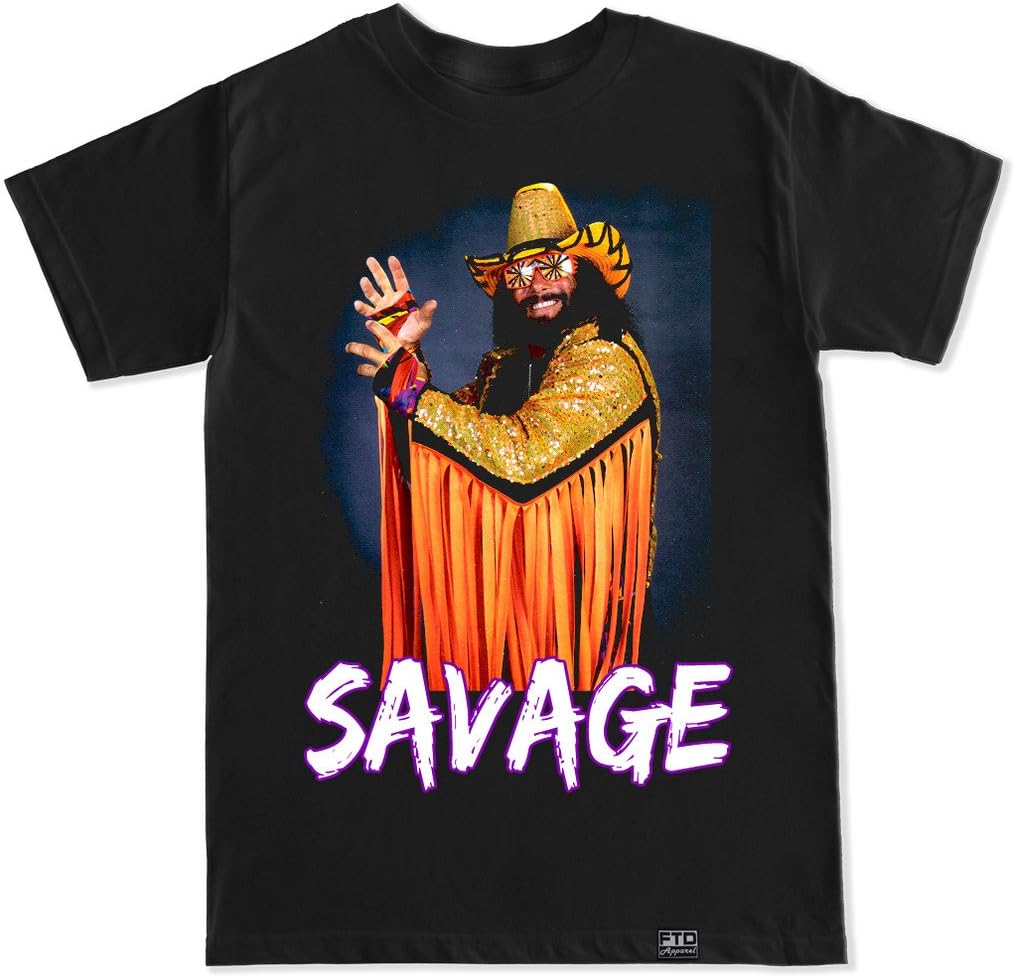 Мужская футболка FTD Apparel Savage Macho Man S разноцветный
