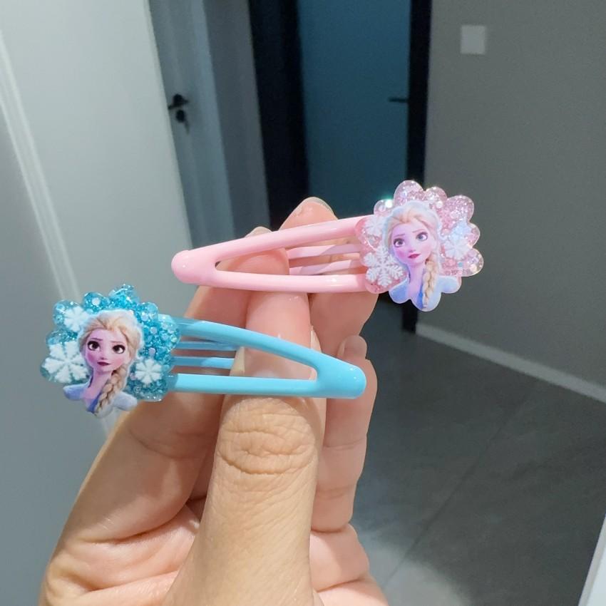 Elsa Princess Hair Hairpin Headpiece Children's Hair Clip Side Broken Hair Clip Girls Cartoon Frozen