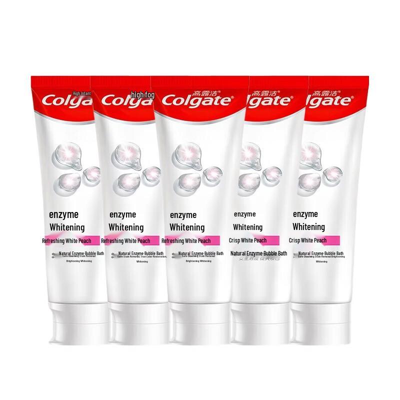 Colgate Whitening Toothpaste, White Peach Flavor