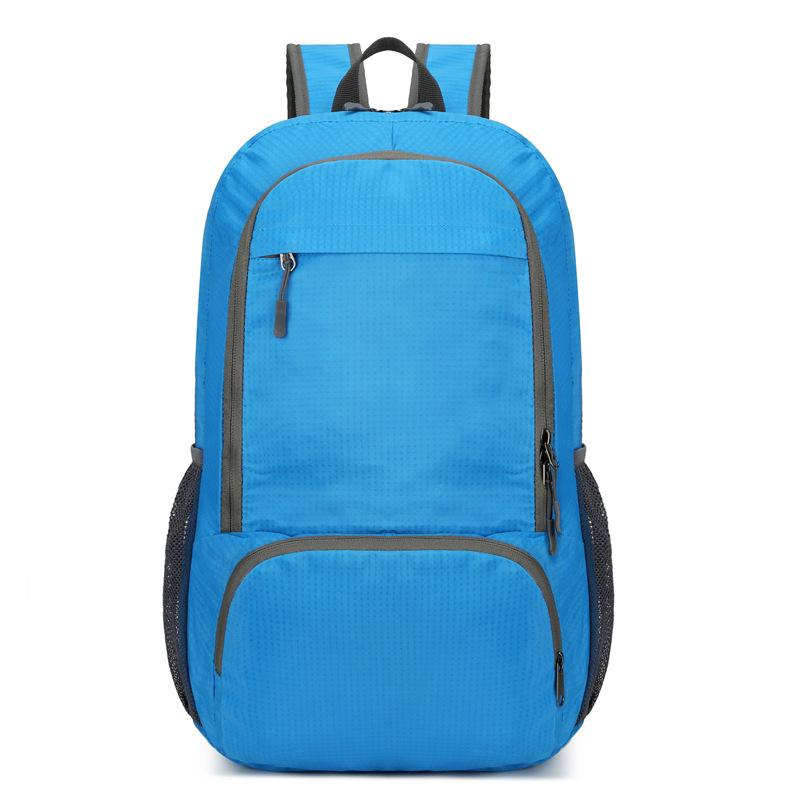 Schoolbag Outdoor Foldable Backpack Portable Anti-splashing Travel Backpack Outdoor Hiking Camping Large Capacity Mountaineering Bag