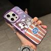 Cartoon Squirrels Chips Dales Phone Case for iPhone 17 Air 16 16e 15 14 Plus 13 12 11 Pro Max X Xs XR 8 Colorful Silver Cover